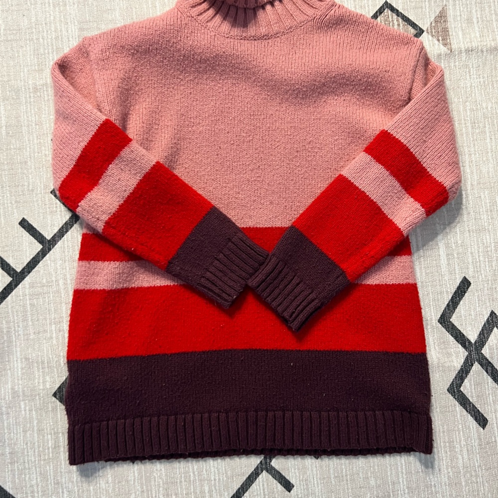 Striped Red and Pink Men's Sweater